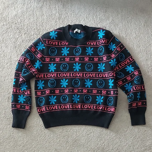 Sandro Smiley wool/ cashmere crewneck - Picture 4 of 7
